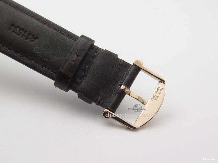 MIROTIME 0425 Modern Portofino SCHAFFHAUSEN RG MKF 1:1 V2 Best Edition White Dial On Brown Leather Strap A 7344